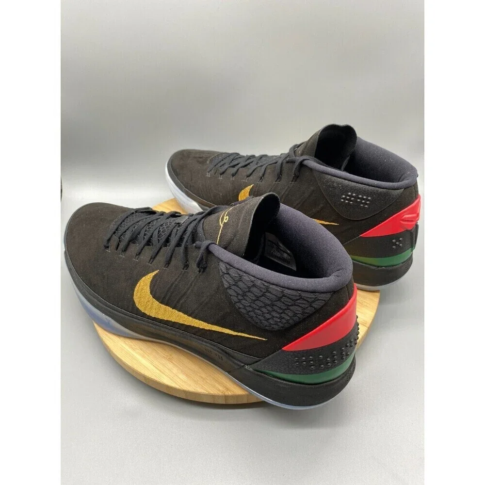 Nike Kobe AD Shoes Black Gold Basketball Sneakers Lace AQ9579-001 Mens 17.5 - Picture 6 of 12